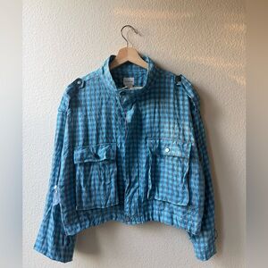 Anthropologie Find Me Now Bomber Jacket XS Cotton  Spring Jacket